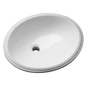 19"x16" Oval Undermount Lavatory
