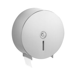 Surface-Mounted Jumbo Toilet Tissue Dispenser, Satin Finish, One Roll