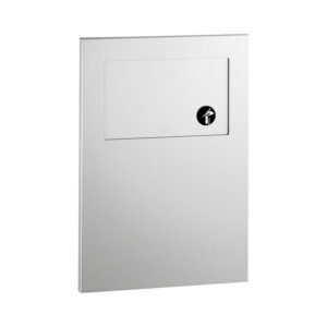 Recessed Sanitary Napkin Disposal, Satin Finish, 1.3-Gallon