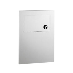 Recessed Sanitary Napkin Disposal, Satin Finish, 1.3-Gallon