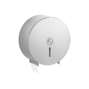 Surface-Mounted Jumbo Toilet Tissue Dispenser, Satin Finish, One Roll