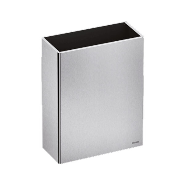 Wall-mounted 304 stainless steel bin, 25 litres