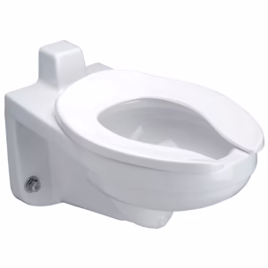 Back Spud Wall Hung Flush Valve Toilet with ZurnSHIELD™ glaze