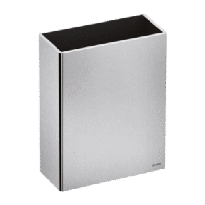 Wall-mounted 304 stainless steel bin, 25 litres