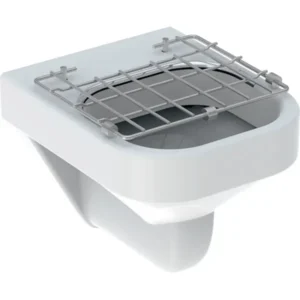 Geberit Publica slop hopper with hinged grating